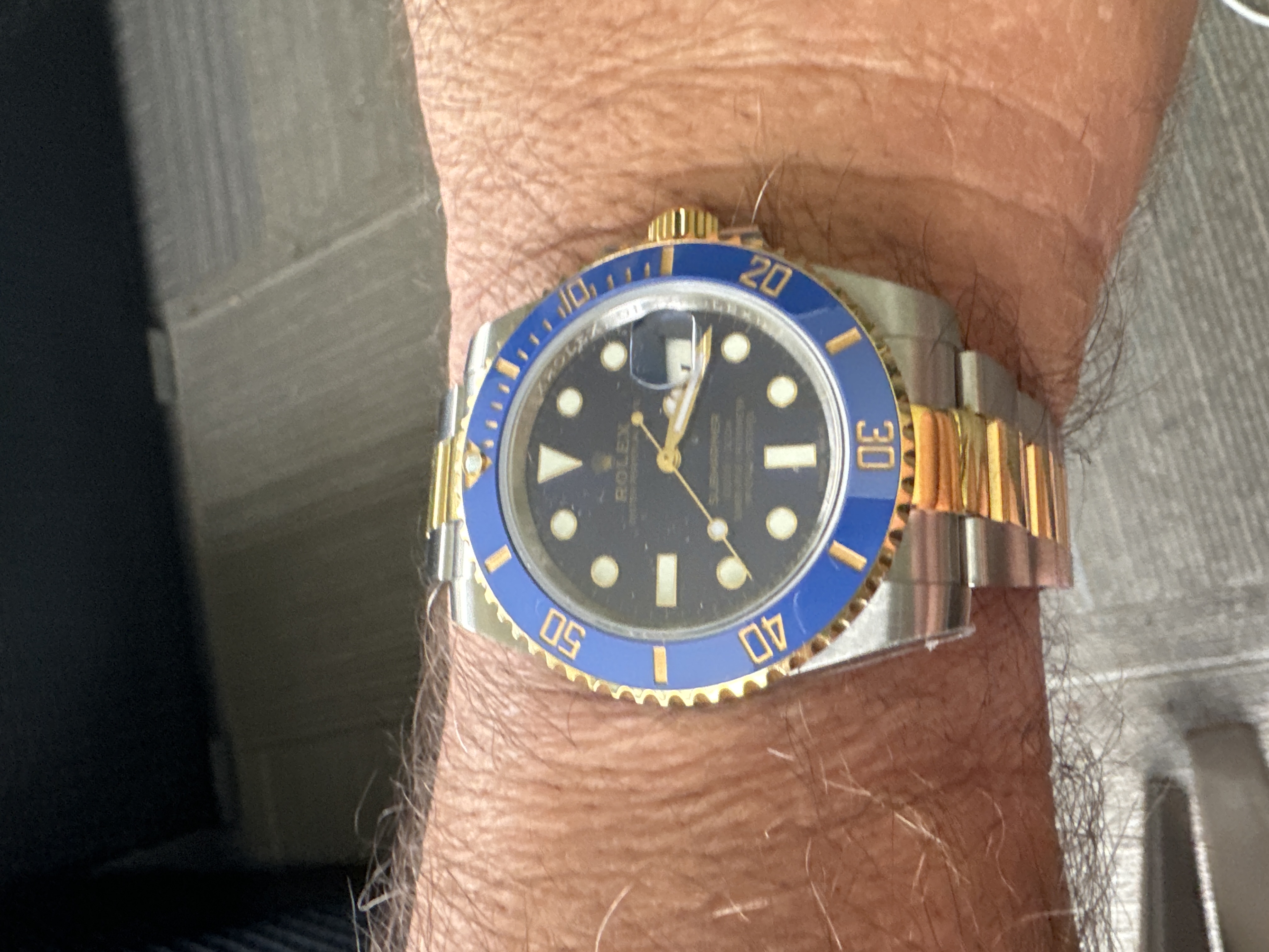 Rolex 1:1 Super Clone Submariner 3135 Clean Factory 116613LB-0005 photo review