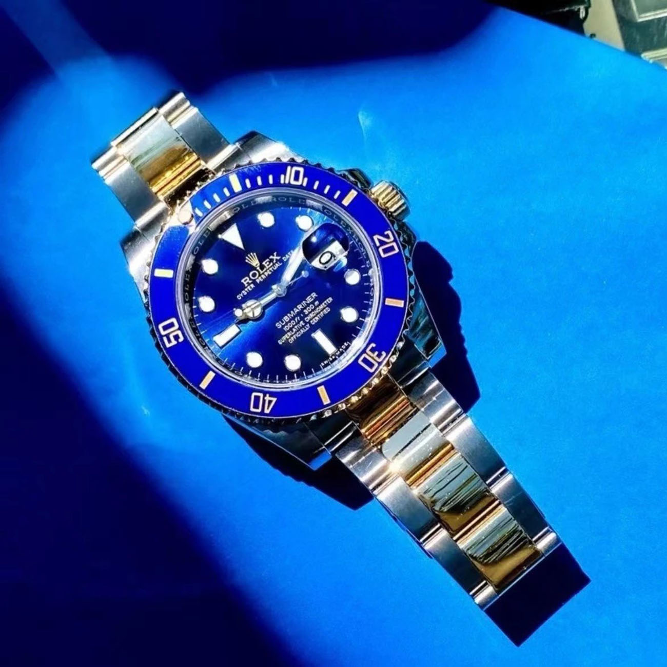 Rolex 1:1 Super Clone Submariner 3135 Clean Factory 116613LB-0005 photo review