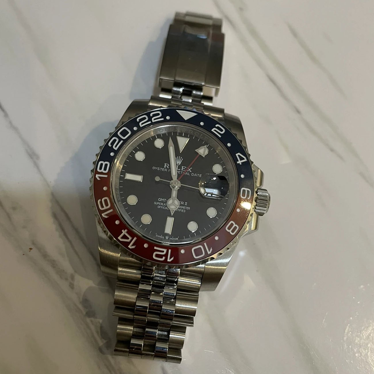 Rolex 1:1 Super Clone GMT Master 3285 Clean Factory m126710blro-0001 Watch photo review