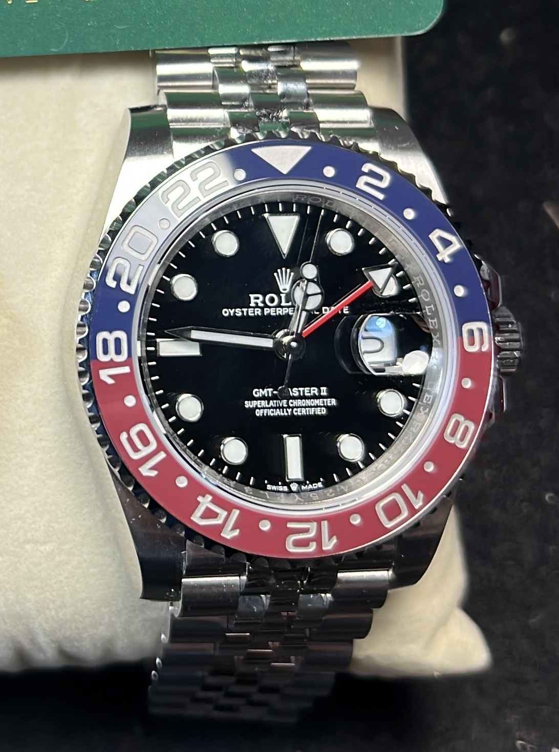 Rolex 1:1 Super Clone GMT Master 3285 Clean Factory m126710blro-0001 Watch photo review