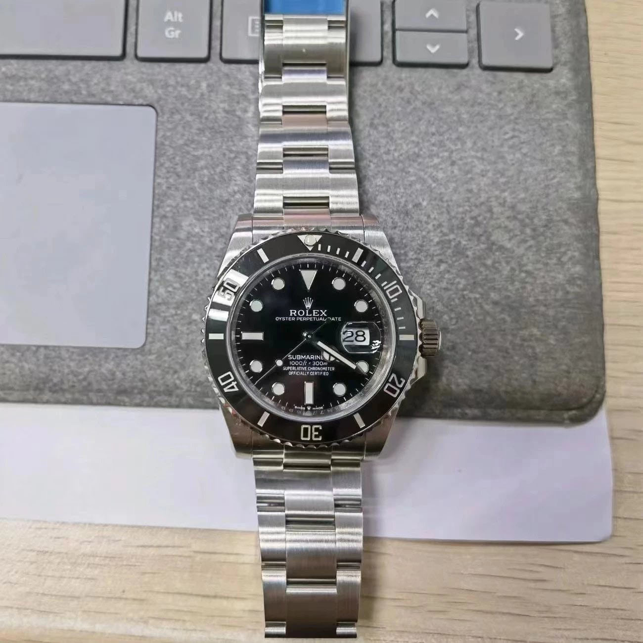 Rolex 1:1 Super Clone Submariner 3130 Clean Factory 114060-0002 Watch photo review